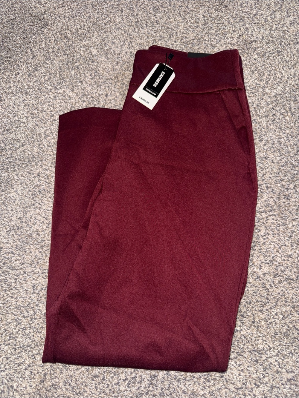 Express Women’s High Rise Dress Pants - Wine